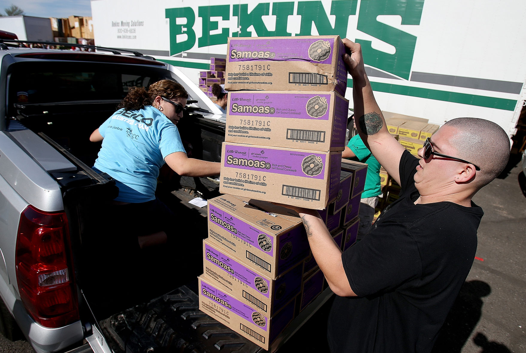 Girl Scout Cookie Drop